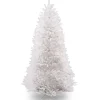 National Tree Company Full^Artificial Full Christmas Tree, White, Dunhill Fir, Includes Stand, 9 Feet