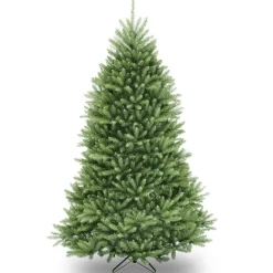 5Ft - 6Ft-National Tree Company Artificial Full Christmas Tree, Green, Dunhill Fir, Includes Stand, 6 Feet