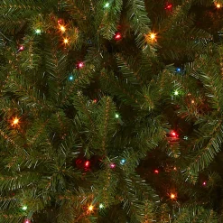 Full-National Tree Company Artificial Full Christmas Tree, Green, Dunhill Fir, Includes Stand, 7.5 Feet