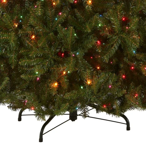 Full-National Tree Company Artificial Full Christmas Tree, Green, Dunhill Fir, Includes Stand, 7.5 Feet