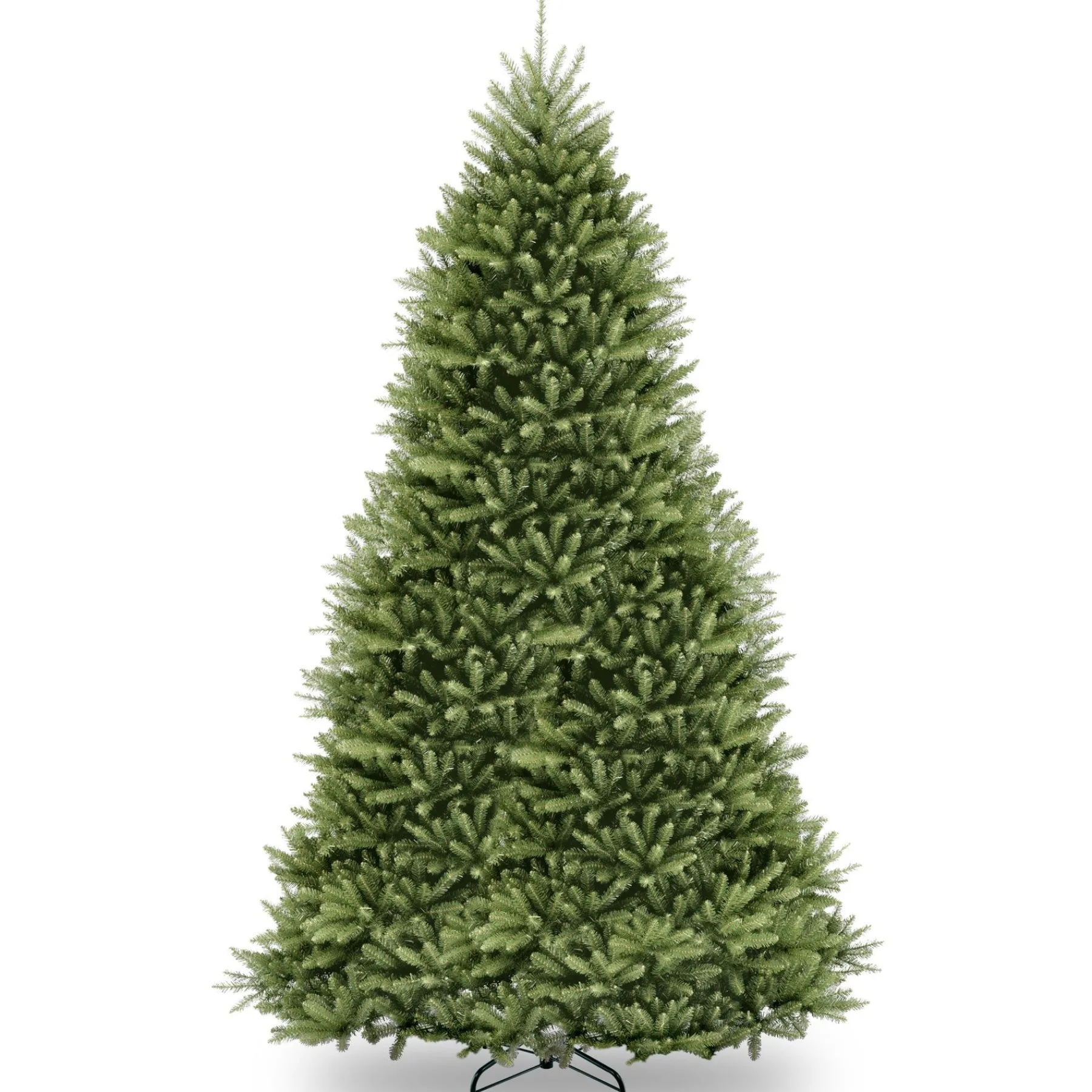 Unlit-National Tree Company Artificial Full Christmas Tree, Green, Dunhill Fir, Includes Stand, 12 Feet