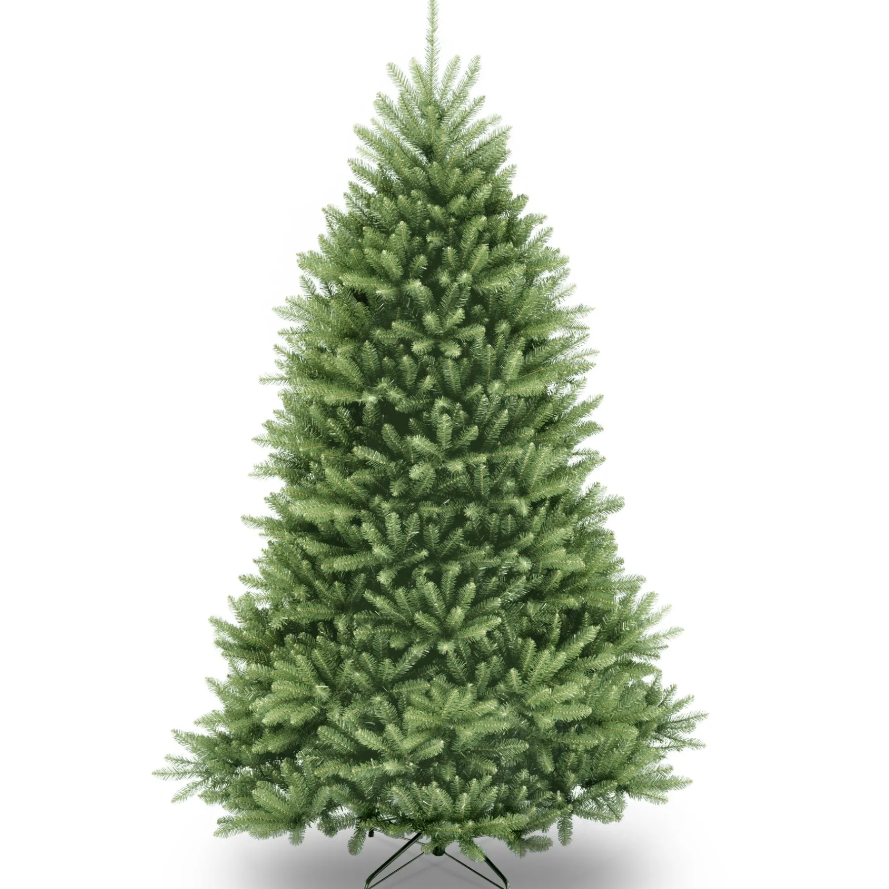 National Tree Company Full^Artificial Full Christmas Tree, Green, Dunhill Fir, Includes Stand, 6 Feet