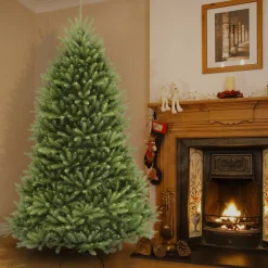 5Ft - 6Ft-National Tree Company Artificial Full Christmas Tree, Green, Dunhill Fir, Includes Stand, 6.5 Feet