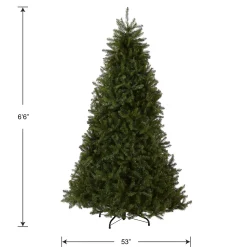 5Ft - 6Ft-National Tree Company Artificial Full Christmas Tree, Green, Dunhill Fir, Includes Stand, 6.5 Feet