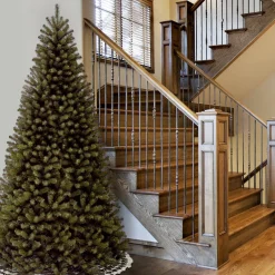 Unlit-National Tree Company Artificial Giant Christmas Tree, Green, North Valley Spruce, Includes Stand, 10 Feet