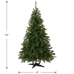 5Ft - 6Ft-National Tree Company Artificial Medium Christmas Tree, Green, Kincaid Spruce, Includes Stand, 6 Feet