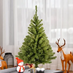 Unlit-National Tree Company Artificial Mini Christmas Tree, Green, Kincaid Spruce, Includes Stand, 3 Feet