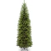 National Tree Company Slim^Artificial Slim Christmas Tree, Green, Kingswood Fir, Includes Stand, 7.5 Feet