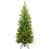 Unlit-National Tree Company Artificial Slim Christmas Tree, Green, Kingswood Fir, Includes Stand, 4 Feet