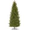 National Tree Company Slim^Artificial Slim Christmas Tree, Green, Natural Fraser Fir, Includes Stand, 9 Feet