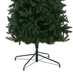 Slim-National Tree Company Artificial Slim Christmas Tree, Green, Kingswood Fir, Includes Stand, 12 Feet