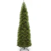 National Tree Company Slim^Artificial Slim Christmas Tree, Green, Kingswood Fir, Includes Stand, 16 Feet