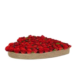 Valentine'S Day Wreath-National Tree Company Artificial Valentine'S Heart, Decorated With Red Roses, Valentine'S Day Collection, 17 Inches