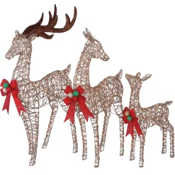 Christmas Outdoor Accessories-National Tree Company Deer Family Assortment