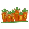 Easter Table Decor-National Tree Company Easter Carrot Sign Table Decoration, Wooden Construction, Easter Collection, 14 Inches