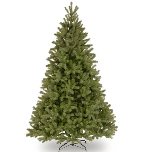 Full-National Tree Company Feel Real' Artificial Full Downswept Christmas Tree, Green, Douglas Fir, Includes Stand, 7.5 Feet