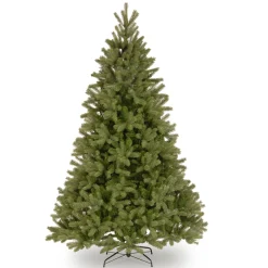 National Tree Company Full^Feel Real' Artificial Full Downswept Christmas Tree, Green, Douglas Fir, Includes Stand, 7.5 Feet