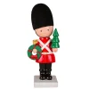 Christmas Accessories-National Tree Company First Traditions 11" Christmas Soldier With Wreath And Tree