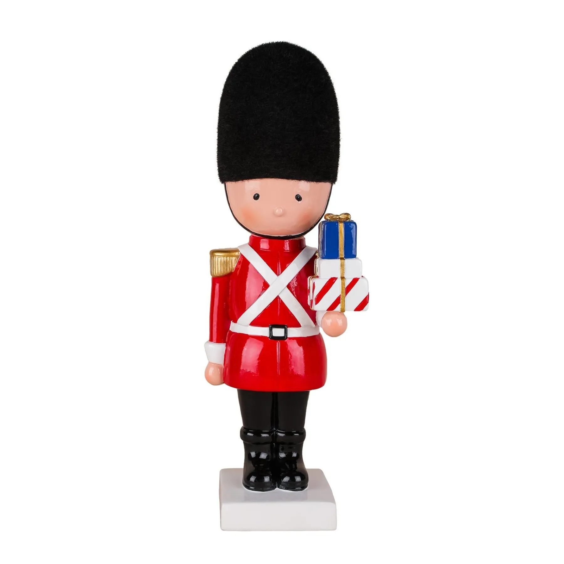 Christmas Accessories-National Tree Company First Traditions 11" Christmas Soldier With Gifts