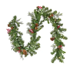 3' To 6' Garland-National Tree Company First Traditions 6 Ft. Christmas Joy Pre-Lit Garland