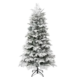 5Ft - 6Ft-National Tree Company First Traditions Acacius Snowy Christmas Tree, 6 Ft