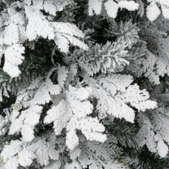 5Ft - 6Ft-National Tree Company First Traditions Acacius Snowy Christmas Tree, 6 Ft