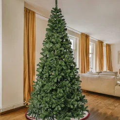 7Ft - 9Ft-National Tree Company First Traditions Artificial Linden Spruce Wrapped Christmas Tree, Fire Resistant And Hypoallergenic, 9 Ft