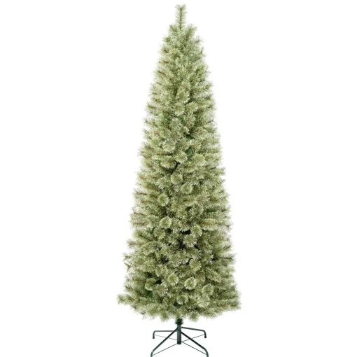 7Ft - 9Ft-National Tree Company First Traditions Collection, 7.5Ft Artificial Arcadia Pine Cashmere Slim Christmas Hinged Tree