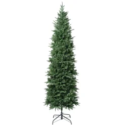 National Tree Company Full^First Traditions Duxbury Slim Christmas Tree With Hinged Branches, 7.5 Ft