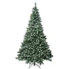 7Ft - 9Ft-National Tree Company First Traditions Oakley Hills Snowy Christmas Tree With Hinged Branches, 7.5 Ft