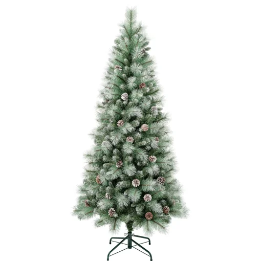 National Tree Company Full^First Traditions Perry Hard Needle Christmas Tree, 6 Ft