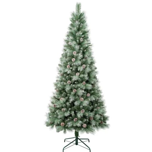 National Tree Company Full^First Traditions Perry Hard Needle Christmas Tree, 7.5 Ft