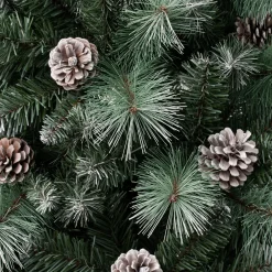 7Ft - 9Ft-National Tree Company First Traditions Perry Hard Needle Christmas Tree, 7.5 Ft