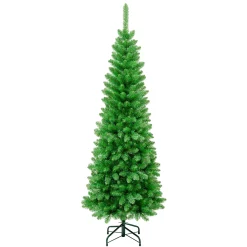 National Tree Company Slim^First Traditions Rowan Pencil Slim Christmas Tree, 6 Ft