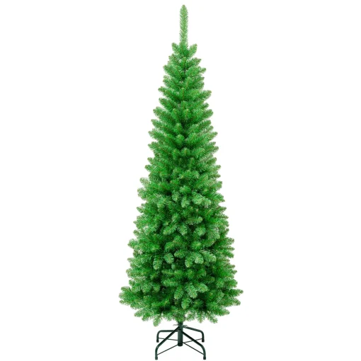National Tree Company Slim^First Traditions Rowan Pencil Slim Christmas Tree, 6 Ft
