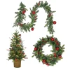 Christmas Bundles-National Tree Company First Traditions Scotch Creek Fir Pre-Lit Assortment