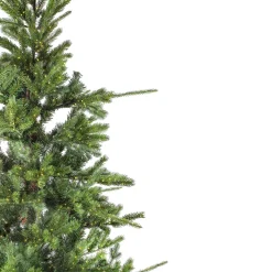 Warm White Led-National Tree Company 10Ft Pre-Lit Artificial Feel Real Lark Pine Medium Hinged Tree, 5320 Warm White Led Rice Lights- Ul