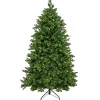 7Ft - 9Ft-National Tree Company 9Ft Pre-Lit Artificial Feel Real ® Rockport Hinged Tree With Powerconnect , 1200 Dual Color® Led Lights- Ul
