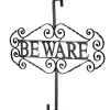 Halloween Wreath-National Tree Company Halloween "Beware" Wreath Hanger, 16 Inches