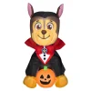 Halloween Inflatable Decoration-National Tree Company Halloween Inflatable Decoration, Black, Chase From Paw Patrol, Self Inflating, Plug In, 38 Inches