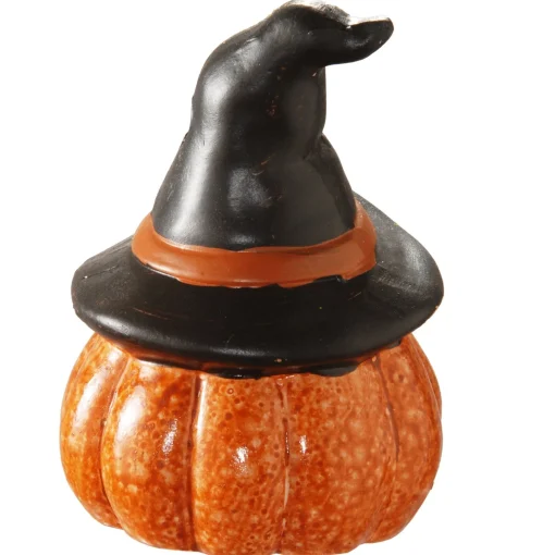Halloween Outdoor Decoration-National Tree Company Halloween Jack O' Lantern With Led Lights, Orange, 5 Inches