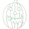 Halloween Signs Decoration-National Tree Company Halloween Lighted Sign Decoration, White, Jack O' Lantern, Led Lights, Plug In, 44 Inches