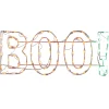 Halloween Signs Decoration-National Tree Company Halloween Lighted Sign Decoration, White, 'Boo!',Led Lights, Plug In, 3 Feet