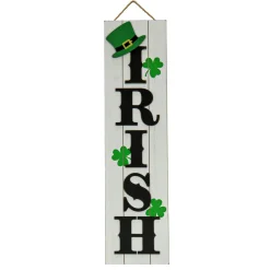 St. Patricks Day Decor-National Tree Company Irish' Hanging Wall Decoration, Green, Saint Patrick'S Day Collection, 24 Inches