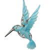 Outdoor Lawn Decor-National Tree Company Metal Wall Decoration, Majestic Blue Bird, Ornate Metal Design, Spring Collection, 14 Inches