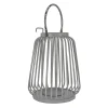 Outdoor Lights-National Tree Company National Outdoor Living Lantern Candleholder, Metal, Glacier Gray, Modern Design And Finish, Includes Metal Handle13 Inches
