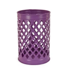Outdoor Lights-National Tree Company National Outdoor Living Lantern Candleholder, Dusty Lavender, Modern Design And Finish, 12 Inches