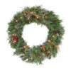 21" To 24" Wreath-National Tree Company 24" Glistening Pine Prelit Wreath