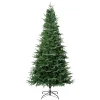 7Ft - 9Ft-National Tree Company 7.5Ft Unlit Artificial Millville White Hinged Tree