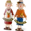 Harvest Outdoor-National Tree Company Metal Scarecrow Standing Fall Decoration, Pack Of 2, Autumn Collection, 27 In